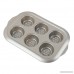 Delidge 6 Cup Muffin Pan Stainless Steel Toaster Oven Bakeware - B077HWN2LB